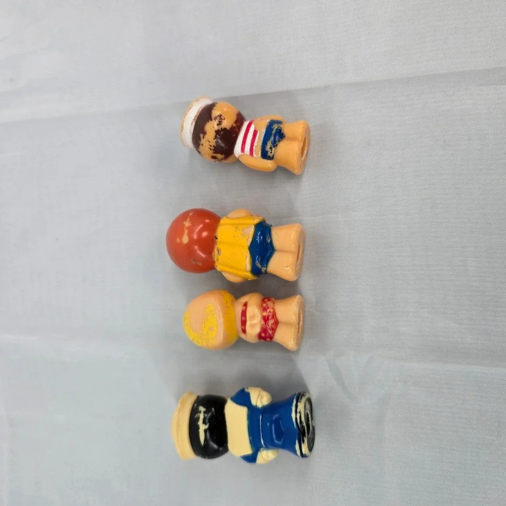 Vintage Fisher Price Little People Houseboat Figures Sailor Life Vest Lot of 4